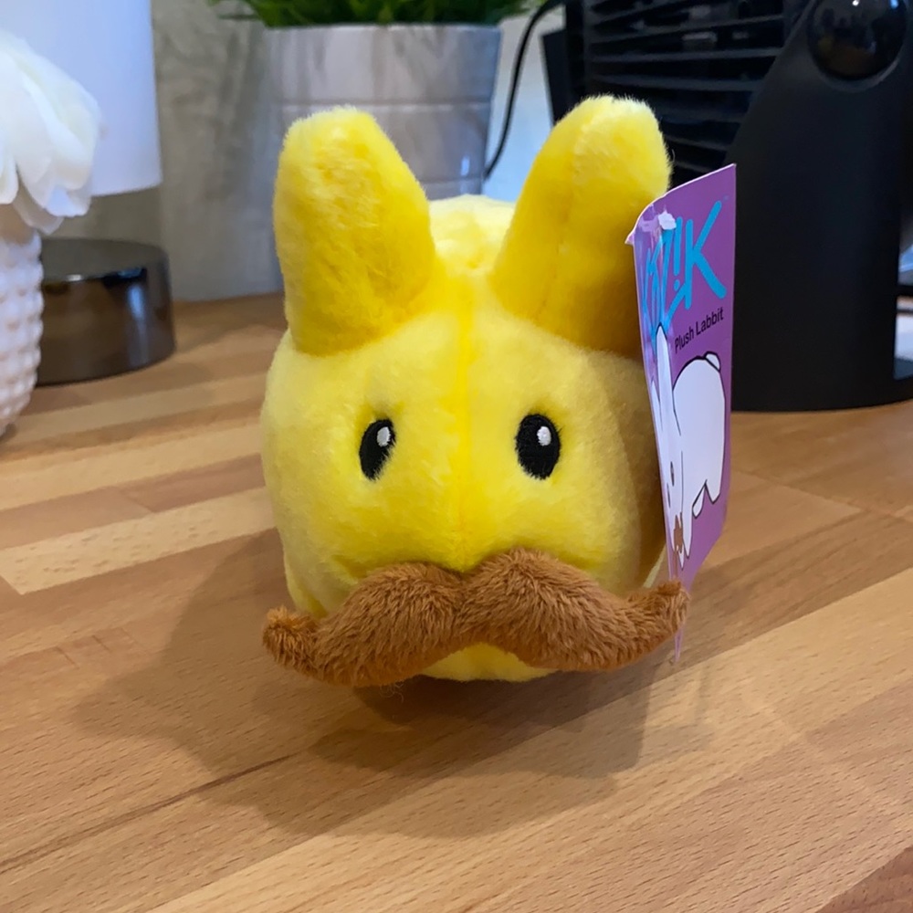 NWT yellow plush labbit